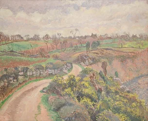 Rue de Poulfenc in Riec, 1910